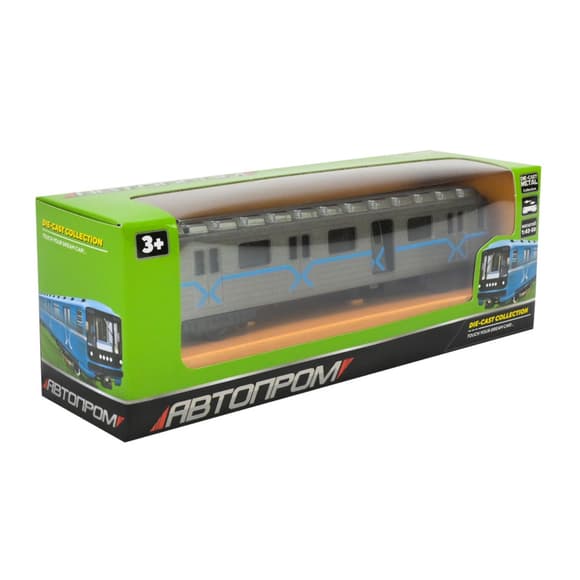 Дитячий ігровий Вагон-метро 7875M(Grey) масштаб 1:43