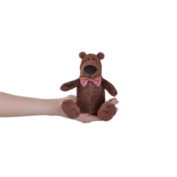 М'яка іграшка Same Toy Полярний ведмедик коричневий 13 см THT667