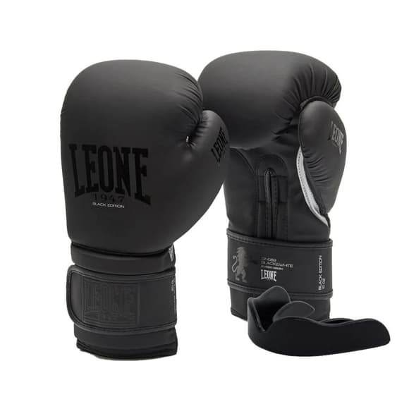 Боксерские перчатки GN059 Leone GN059_Bl/White_10oz 10 унций