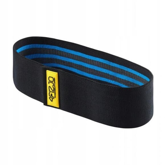 Резинка для фитнеса и спорта из ткани 4FIZJO 4FJ0070 Hip Band 15-20 кг Black/Blue
