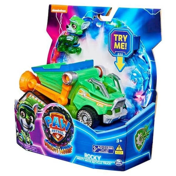 Игровой автомобиль-трансформер с фигуркой Рокки Spin Master SM17776/6474 со светом и звуком