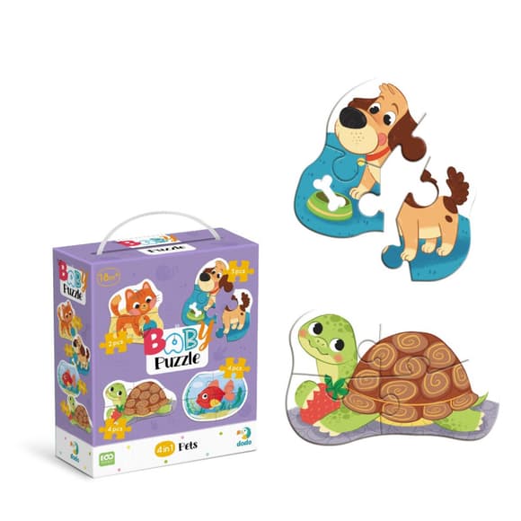 Дитячий пазл 4 в 1 "Baby puzzle. Домашні тварини" 300688 набір 4 в 1