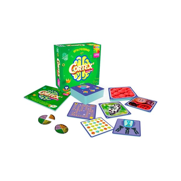 Карточная игра "Cortex 2 challenge Kids" YaGo 101007919, 90 карточек, 24 фишки очков