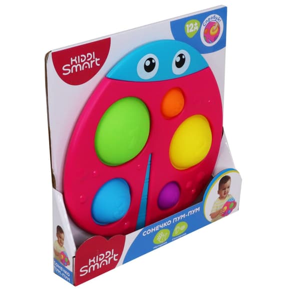 Детская сенсорная игрушка "Божья коровка Пум-пум" KIDDI SMART 4520-KS