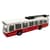Дитячий інерційний тролейбус DD2813AC(Red) відчиняються двері
