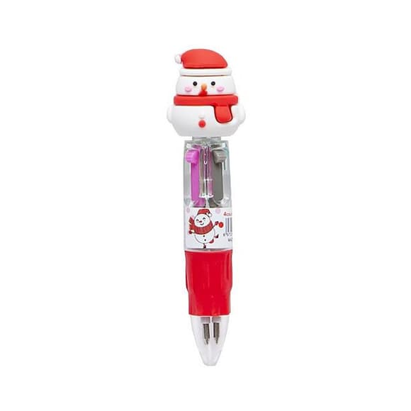 Детская шариковая мини ручка "Новый год" 881-4(Red)