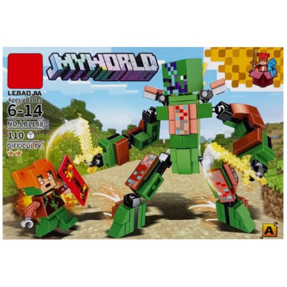 Детский конструктор "Minecraft" LB1188-A 110 деталей