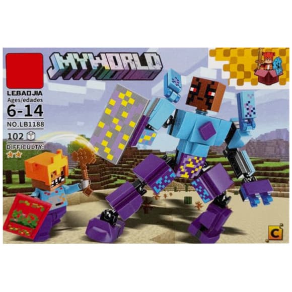 Детский конструктор "Minecraft" LB1188-C 102 детали