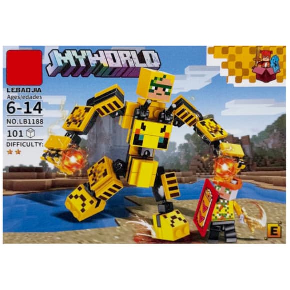 Детский конструктор "Minecraft" LB1188-E 101 деталь