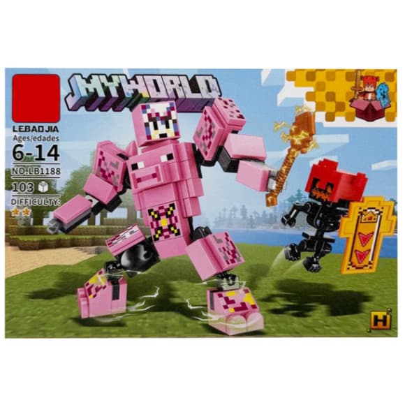 Детский конструктор "Minecraft" LB1188-H 103 детали