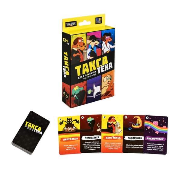 Карточная игра "Такса-Тека" 30941, 36 карточек, инструкция