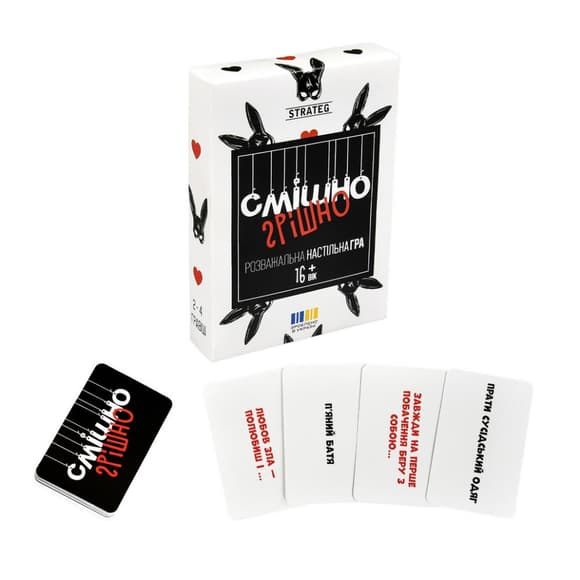 Настольная игра "Смешно-грешно" 30671, 98 карточек