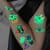 Набор временных тату "Halloween glow №2" kids-tatto-halloween-g2