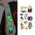 Набор временных тату "Halloween glow №2" kids-tatto-halloween-g2