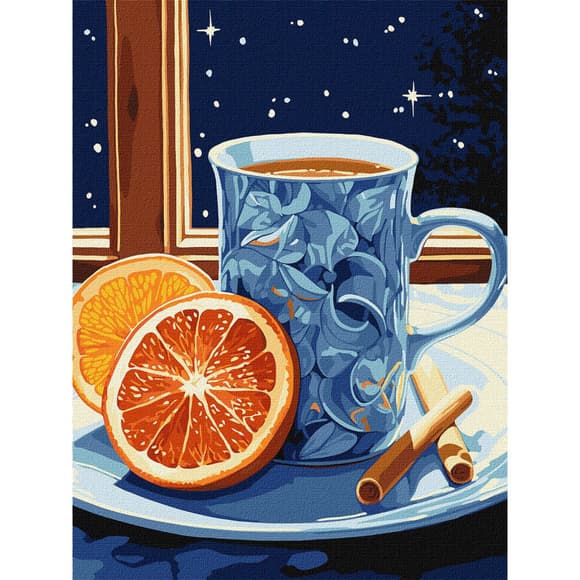 Картина по номерам "Ароматное сочетание" KHO5687, 30х40 см