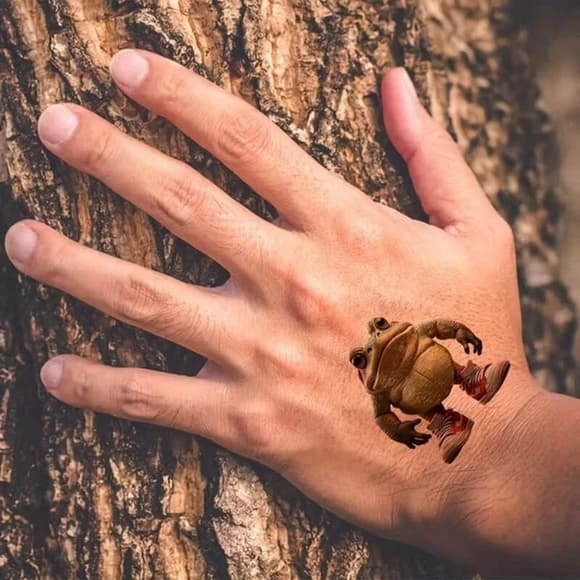 Детские временные тату "Итальянский брейнрот" Italian-brainrot-tattoo-1, 12х7 см