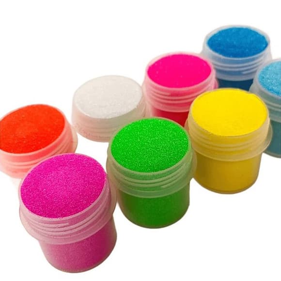Набор глиттера для био-тату №6 glitter-set-big-8x-6 неоновый