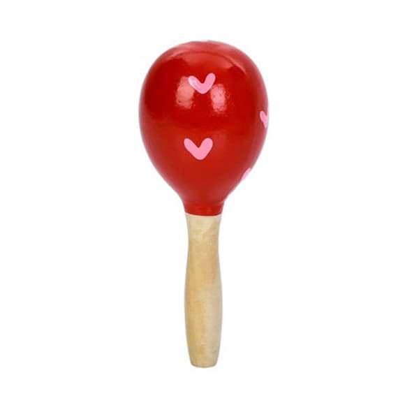 Детская деревянная игрушка Маракас MD 0361-8 размер 12,5 см