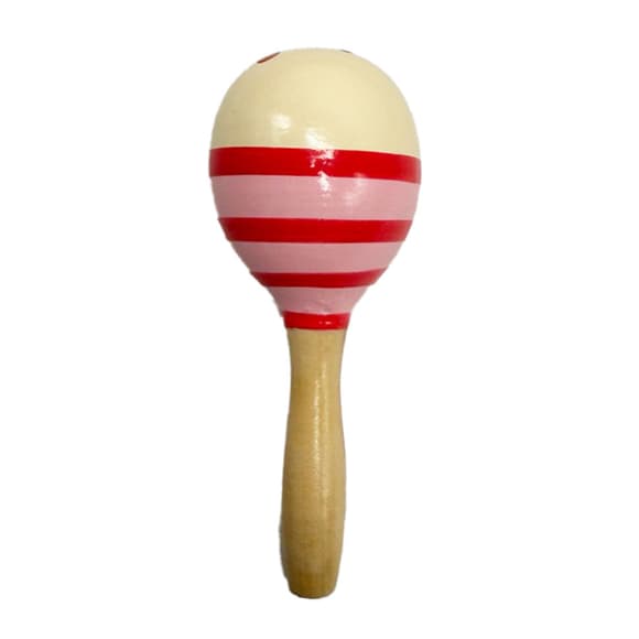 Детская деревянная игрушка Маракас MD 0361-2 размер 12,5 см