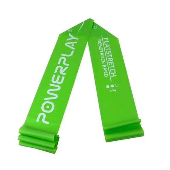 Лента эспандер PowerPlay PP_4112_Green_Medium зеленый, на 9 кг