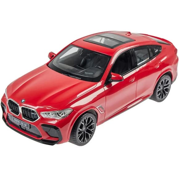 Машинка на радиоуправлении "BMW X6" Rastar 99260 красный, 1:14