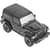 Машинка на радиоуправлении "JEEP Wrangler JL" Rastar 79500 черный, 1:24