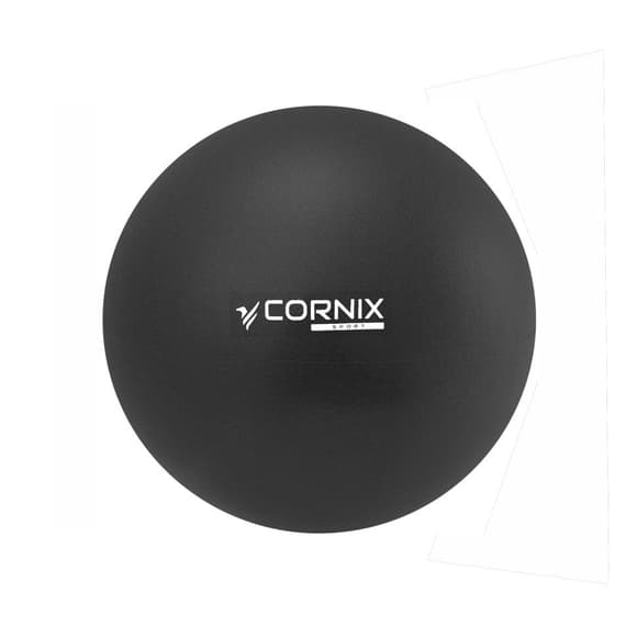 Мяч для йоги MiniGYMball Cornix XR-0371, 22 см, черный