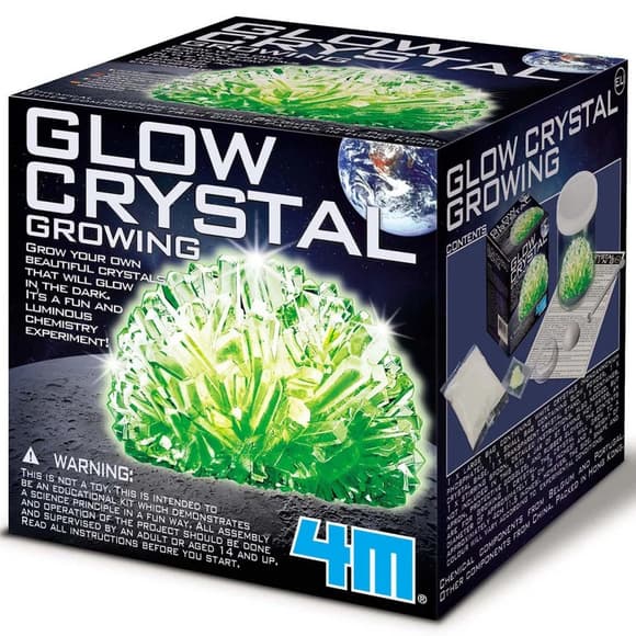 Набор для выращивания кристаллов 4M 00-03918/EU серия Crystal Growing, светятся
