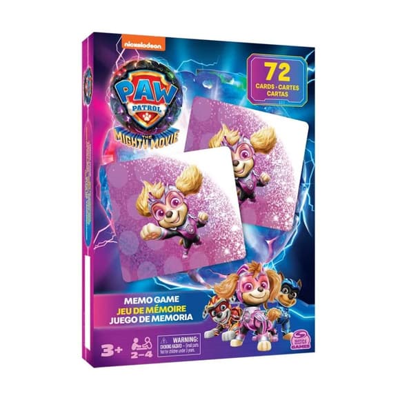 Настольная игра-мемо "Щенячий патруль в кино 2" Spin Master SM98273/6067937, 72 карты