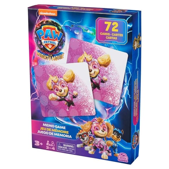 Настольная игра-мемо "Щенячий патруль в кино 2" Spin Master SM98273/6067937, 72 карты