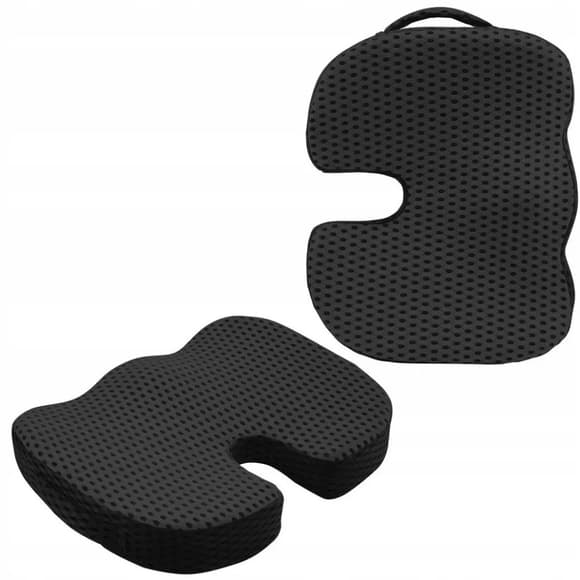 Ортопедическая подушка для сидения 4FIZJO 4FJ0613, 35x45x7 см, Black