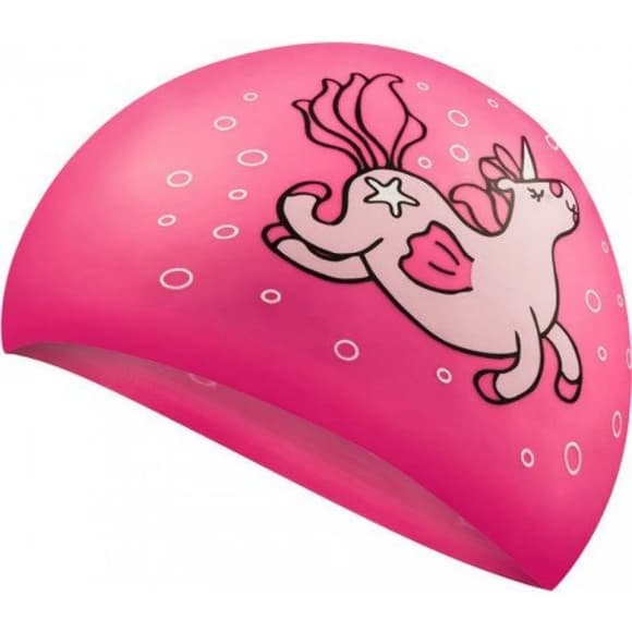 Шапка для плавания "Kiddie Unicorn" 6880 Aqua Speed 142-Unicorn, розовый, OSFM