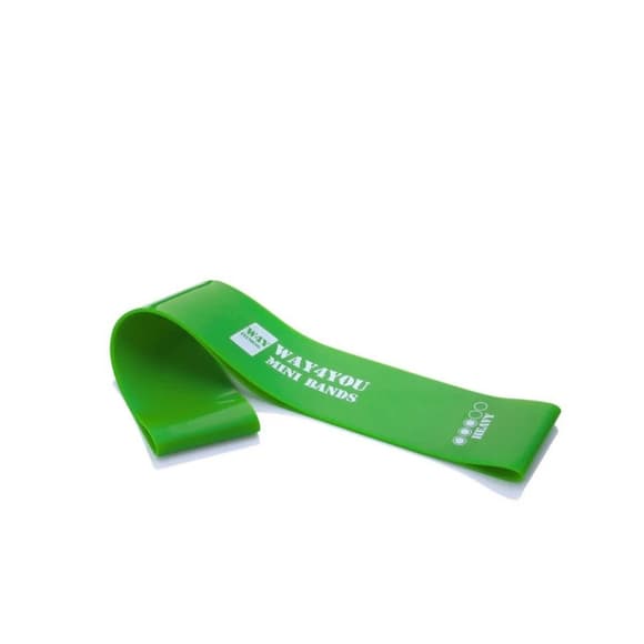 Эспандер для ног Mini Bands Way4you w40013 зеленый, 2,25-6 кг
