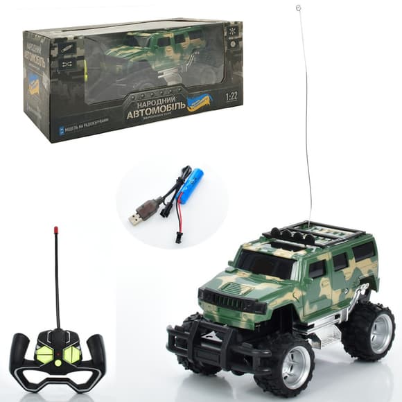 Детская машинка на радиоуправлении "Народный Автомобиль" M 4966(Green) 1:22