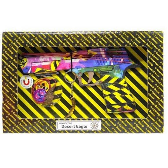 Собранная модель Резинострел "DESERT EAGLE FUSION" DE-FU
