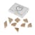 Набор деревянных головоломок "Wooden mini puzzle set #2" set2en 6 штук