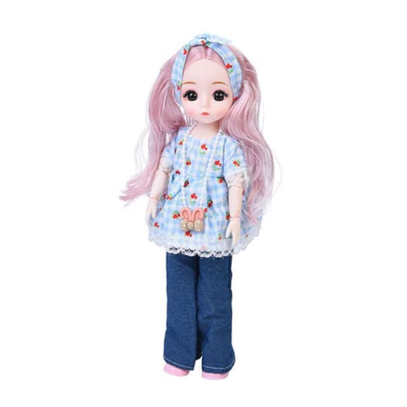 Детская игровая кукла F0322(Blue) шарнирная, размер 29 см