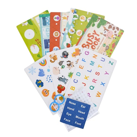 М'яка розвиваюча іграшка-книжечка "Busybook" 557-581-583-3