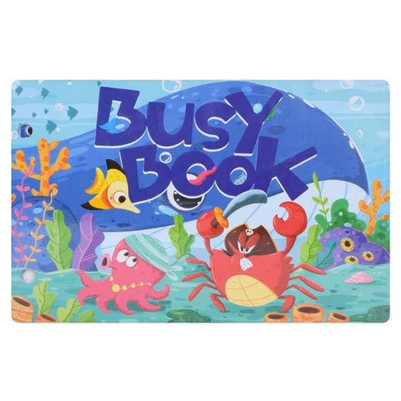 Мягкая развивающая игрушка-книжечка "Busybook" YB-501-502-503-4