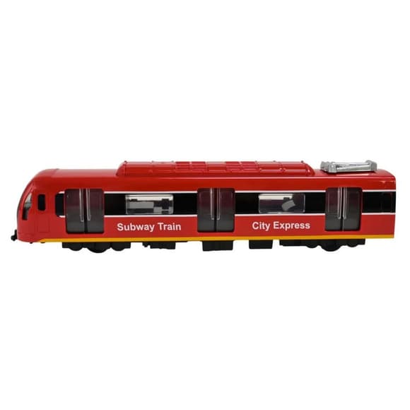 Детский игровой поезд 731-27K(Red) красный, светится, 23х4х5 см