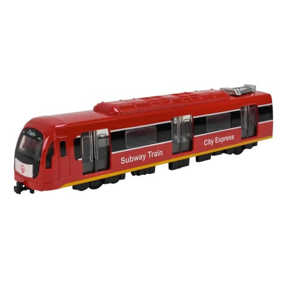 Детский игровой поезд 731-27K(Red) красный, светится, 23х4х5 см