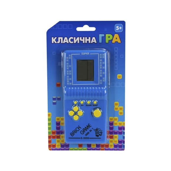 Детская интерактивная игрушка "Классическая игра Тетрис" 725-60(Blue) голубой