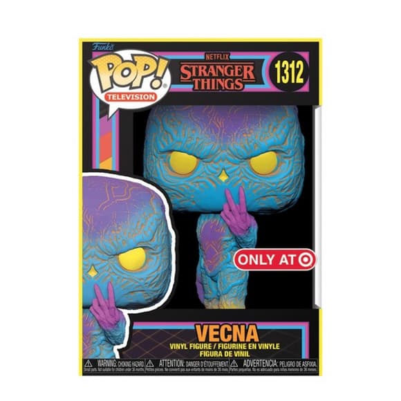 Игровая фигурка FUNKO POP! "Векна (BLACK LIGHT)" 74475 серия "Очень странные дела 4"