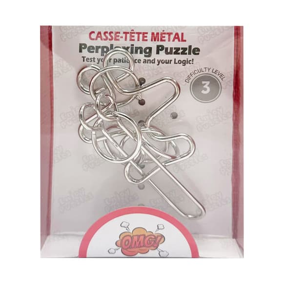 Металлическая головоломка "Perplexing puzzle" 5562D-14, 3 сложность