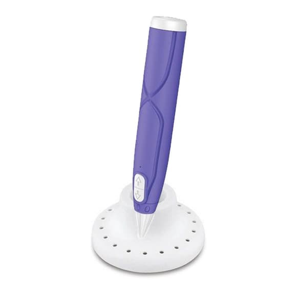 Набір для творчості 3D ручка AK 0011(Violet) 17 см, 9 трафаретів