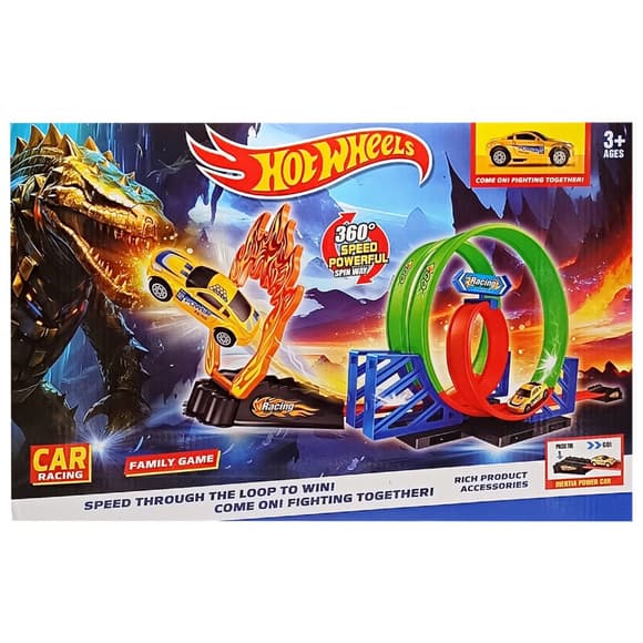 УЦЕНКА!!! Игровой набор Автотрек "Racing high speed" Bambi 6611T-UC 1 машинка в комплекте