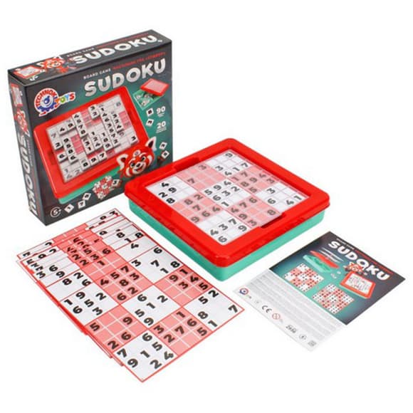 Детская развивающая игра "Судоку" 2956TXK 81 фишка, 10 шаблонов