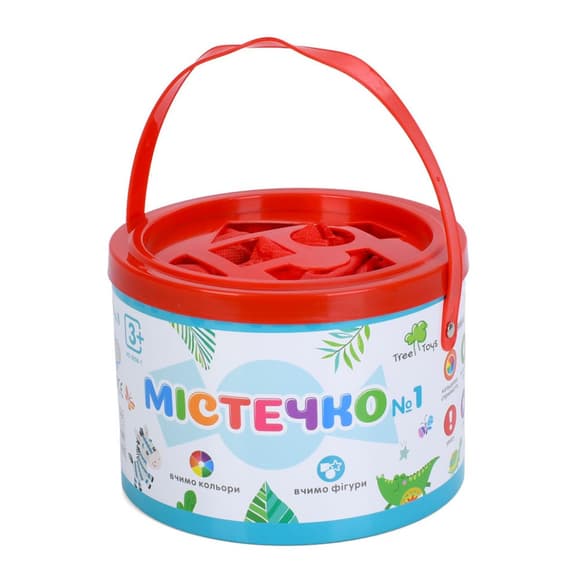 Детская деревянная игрушка "Городок №1" Limo Toy MD 0938-1, 24 блока