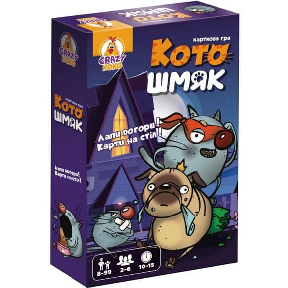 Настольная развлекательная игра "Котошмяк" VT8077-01, 100 карт