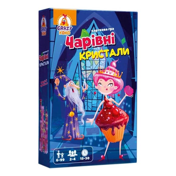 Настольная развлекательная игра "Волшебные кристаллы" VT8077-04, 50 карт